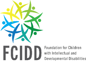 FCIDD LOGO human icons arranged in a circle holding hands raised overhead. FCIDD agency name listed below graphic. FCIDD logo.