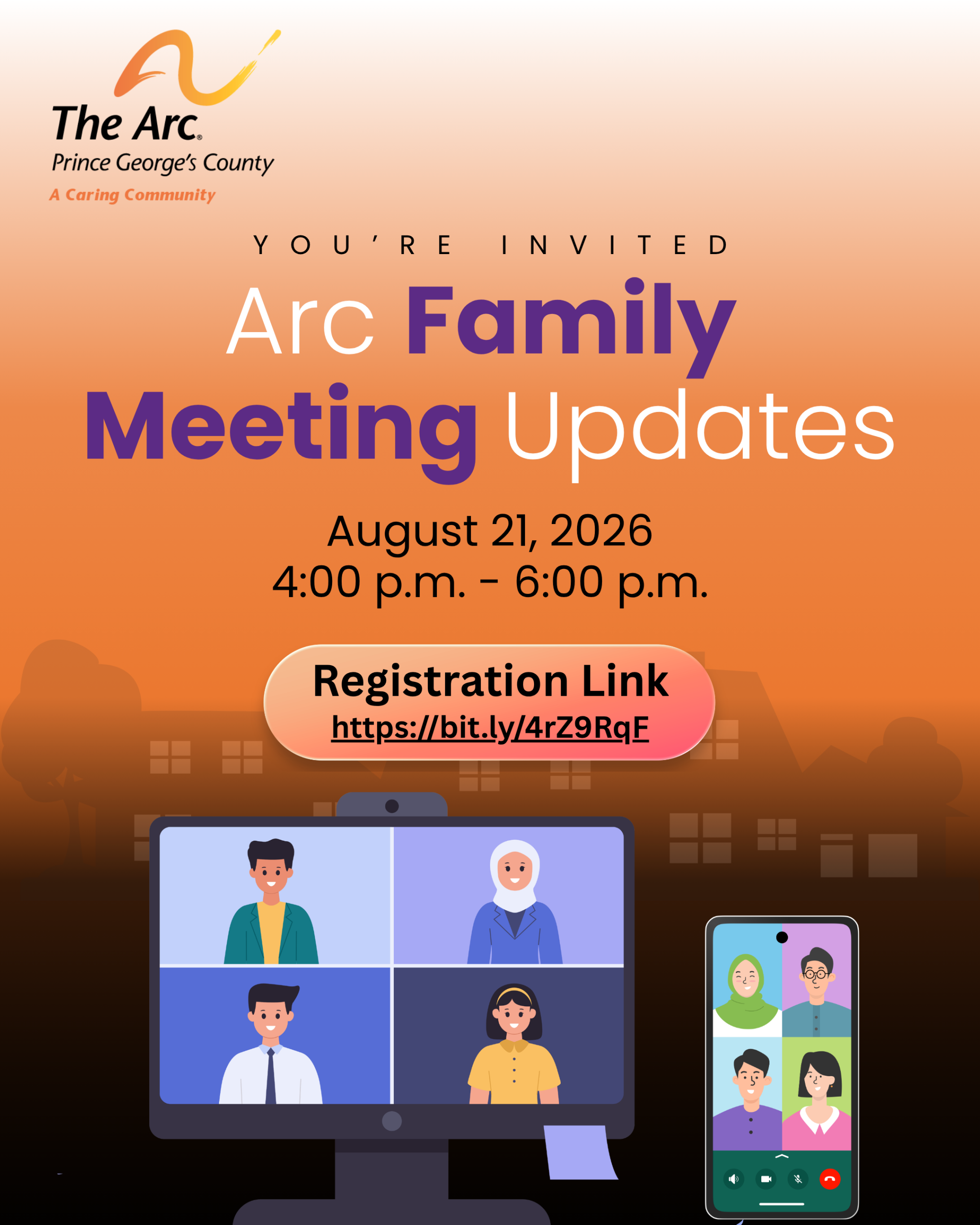 Arc Family Meeting March 20 and August 21 2026